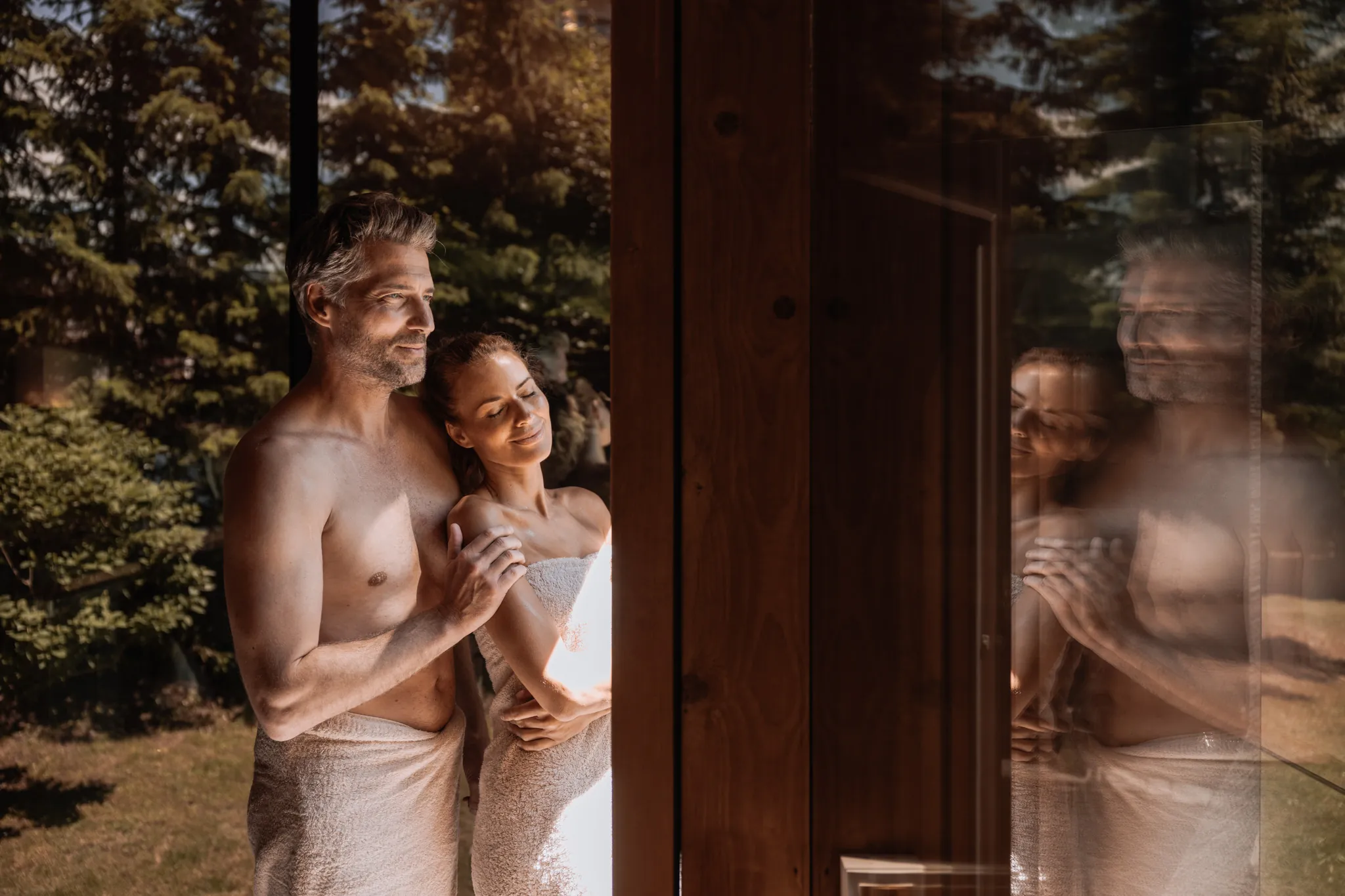 Detailaufnahme aus dem Wellnessbereich, Hotel Gaspingerhof