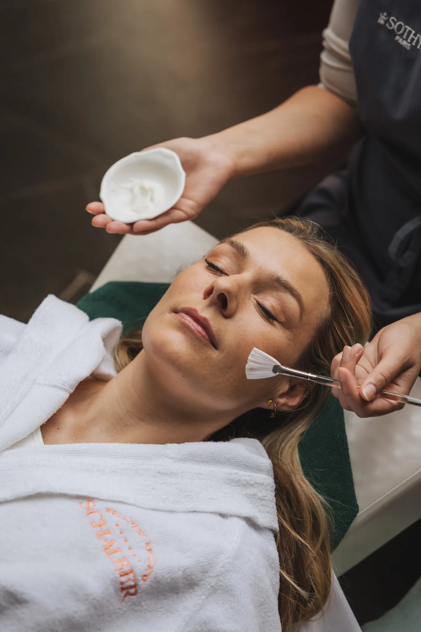 Gesichtsbehandlung im Spa der Wellnessresidenz Schalber
